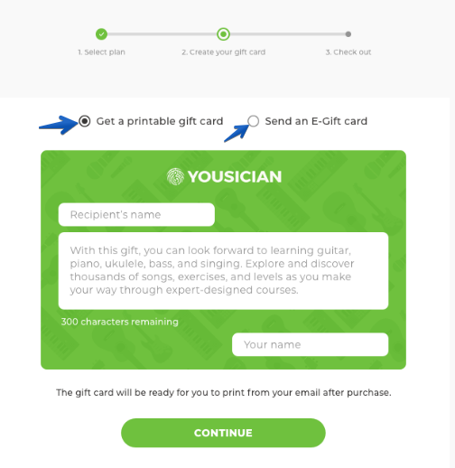 How to purchase a gift card Yousician Support
